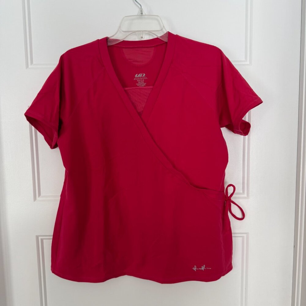 Louis Garneau - Activewear - Pink Short Sleeves T-shirt - XL